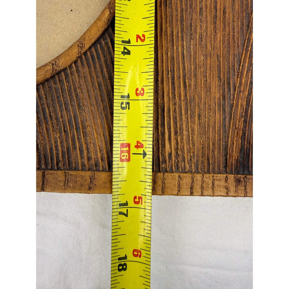 Vintage Faux Wood Resin Butterfly Wheat Oval Picture Frame Rustic Cottagecore - Picture 10 of 13